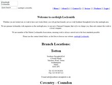 Tablet Screenshot of eastleigh.southern-stronghold.co.uk